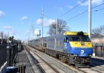 Eastbound LIRR Train # 6508 with DE30AC # 417 in the lead